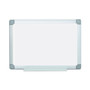 MasterVision Earth Silver Easy Clean Dry Erase Boards, 24" x 18", White Surface, Satin Aluminum Frame