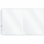 C-Line Panoramic Fold-Out Sheet Protectors - For 11" x 17" , Letter 8 1/2" x 11" Sheet - Clear - Polypropylene