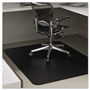 deflecto EconoMat All Day Use Chair Mat for Hard Floors, Flat Packed, 45 x 53, Black