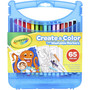 Crayola Super Tips Art Kit - Classroom, Home, Art - Recommended For 4 Year - 65 Piece(s) - 1.25" Height x 9.25" Width x 11.30" Length - Assorted