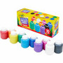 Crayola Washable Kids' Paint Set - 10 Color(s) - Blue, White, Violet, Brown, Green, Turquoise, Red, Yellow, Orange, Magenta - 2 fl oz - Washable