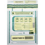 ControlTek SafeLOK Tamper-Evident Deposit Bags - 12" Length x 9" Width - Seal Closure - Clear - Deposit, Cash, Note, Bill