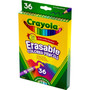 Crayola Erasable Colored Pencils - 3.3 mm Assorted Lead - Thick Point