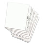 Avery Preprinted Legal Exhibit Side Tab Index Dividers, Avery Style, 26-Tab, B, 11 x 8.5, White, 25/Pack, (1402)
