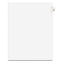 Avery Preprinted Legal Exhibit Side Tab Index Dividers, Avery Style, 26-Tab, B, 11 x 8.5, White, 25/Pack, (1402)