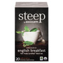 Bigelow steep Tea, English Breakfast, 1.6 oz Tea Bag, 20/Box