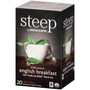 Bigelow steep Tea, English Breakfast, 1.6 oz Tea Bag, 20/Box