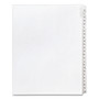 Avery Preprinted Legal Exhibit Side Tab Index Dividers, Allstate Style, 25-Tab, 76 to 100, 11 x 8.5, White, 1 Set, (1704)