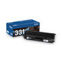 Brother TN331BK Toner, 2,500 Page-Yield, Black (BRTTN331BK) View Product Image