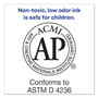 Avery MARKS A LOT Regular Desk-Style Permanent Marker, Broad Chisel Tip, Blue, Dozen (7886)