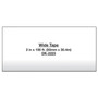 Brother Continuous Paper Label Tape, 2" x 100 ft, Black/White
