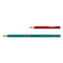 Crayola Short Colored Pencils Hinged Top Box with Built-in Pencil Sharpener, 3.3 mm, 2B, Assorted Lead and Barrel Colors, 64/Pack