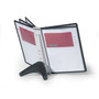 Durable SHERPA SoHo Document Holder, 10 Panels, 13.5 x 3 x 10.38, Black Borders (DBL555001) View Product Image