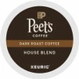 Peet's Coffee K-Cup House Blend Coffee - Compatible with Keurig Brewer - Dark - K-Cup