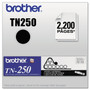 Brother TN250 Toner, 2,200 Page-Yield, Black (BRTTN250) View Product Image