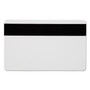 SICURIX Blank ID Card with Magnetic Strip, 2 1/8 x 3 3/8, White, 100/Pack