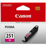 Canon CLI251M Original Inkjet Ink Cartridge - Magenta - 1 Each - Inkjet - Magenta