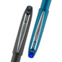 uniball Grip Roller Ball Pen, Stick, Micro 0.5 mm, Black Ink, Black Barrel, Dozen (UBC60704) View Product Image