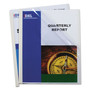 C-Line Vinyl Report Covers, 0.13" Capacity, 8.5 x 11, Clear/Clear, 50/Box