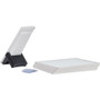 DURABLE Sherpa Desk Extension - Desktop - 10 Panels - Support Letter 8.50" x 11" Media - Expandable - Gray