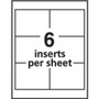 Avery Magnetic Style Name Badge Kit, Horizontal, 4" x 3", White, 48/Pack