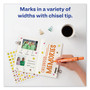 Avery MARKS A LOT Large Desk-Style Permanent Marker, Broad Chisel Tip, Orange, Dozen (8883) View Product Image