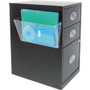 Deflecto Magnetic DocuPocket - 1 Compartment(s) - 7" Height x 13" Width x 4" Depth - Clear - Plastic
