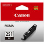 Canon CLI-251BK Original Inkjet Ink Cartridge - Black - 1 Each