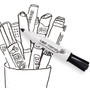 BIC Intensity Low Odor Chisel Tip Dry Erase Marker, Broad Chisel Tip, Black, Dozen (BICGDEM11BK) View Product Image