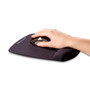 Fellowes PlushTouch Mouse Pad with Wrist Rest, 7.25 x 9.38, Black