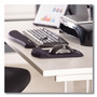Fellowes PlushTouch Mouse Pad with Wrist Rest, 7.25 x 9.38, Black