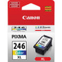 Canon CL-246XL Original Extra Large Yield Inkjet Ink Cartridge - Tri-color - 1 Each - Inkjet - Tri-color