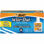 BIC Quick Dry Correction Fluid, White - Foam Brush Applicator - 20 mL - White