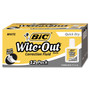 BIC Wite-Out Quick Dry Correction Fluid, 20 mL Bottle, White, Dozen Product Image 