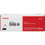 Canon 046H Original High Yield Laser Toner Cartridge - Magenta - 1 Each