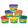 Crayola Modeling Dough Bucket, 3 lbs, Assorted Colors, 6 Buckets/Set