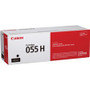 Canon 055H Original High Yield Laser Toner Cartridge - Black - 1 Each