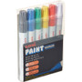 uni-Paint Permanent Marker, Medium Bullet Tip, Assorted Colors, 6/Set