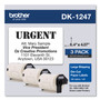 Brother Die-Cut Shipping Labels, 4.07 x 6.4, White, 180 Labels/Roll, 3 Rolls/Pack