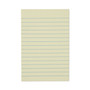 Universal Recycled Self-Stick Note Pads, Note Ruled, 4" x 6", Yellow, 100 Sheets/Pad, 12 Pads/Pack (UNV28073) View Product Image