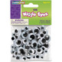 Creativity Street 100-piece Assorted Size Wiggle Eyes - Drawing, Project, Photo, Pet Rock - 100 Piece(s) - Black