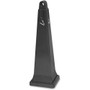 Rubbermaid Commercial GroundsKeeper Smoking Receptacle - 39.4" Height x 12.3" Width x 12.3" Depth - Steel, Plastic - Black