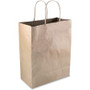 COSCO Premium Large Brown Paper Shopping Bags - 13" Length x 10" Width - Kraft - Paper - Shopping