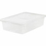 IRIS 28-quart Storage Box - External Dimensions: 24" Width x 16.3" Depth x 6" Height - 7 gal - Snap-in Lid Closure - Stackable - Plastic