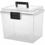 IRIS Weather Tight Portable File Box - External Dimensions: 13.7" Length x 10.2" Width x 11.9" Height - 4.75 gal - Media Size Supported: Letter 8.50" x 11" - Latching Closure - Heavy Duty