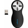 Kensington Wireless Presenter with Red Laser - Nano Receiver - Wireless - Radio Frequency - 2.40 GHz - Black