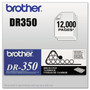Brother DR350 Drum Unit, 12,000 Page-Yield, Black