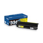 Brother TN336Y High-Yield Toner, 3,500 Page-Yield, Yellow (BRTTN336Y) View Product Image