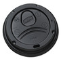 Dixie Drink-Thru Lids, Fits 10 oz to 20 oz Cups, Plastic, Black, 1,000/Carton (DXED9542B) View Product Image