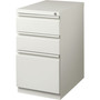 Lorell Pedestal File, B/B/F, Mobile, 15"x22-7/8"x27-3/4", LGY (LLR49528) View Product Image